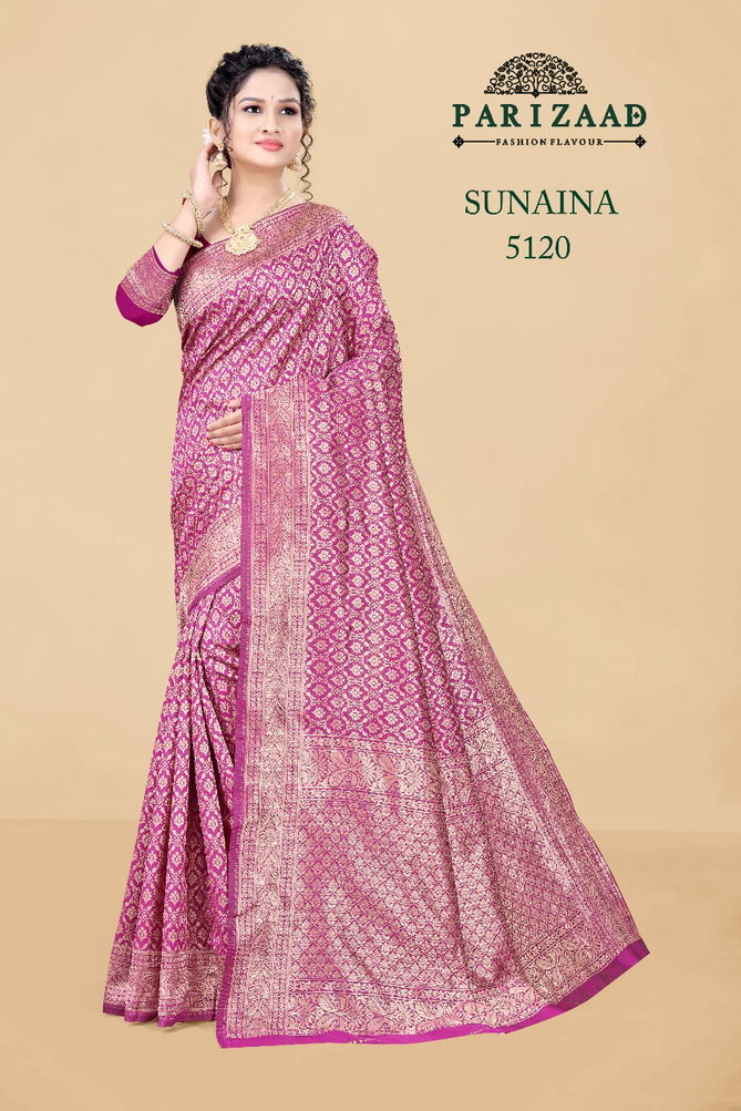 Parizaad By Sunaina Silk Designer Sarees Catalog